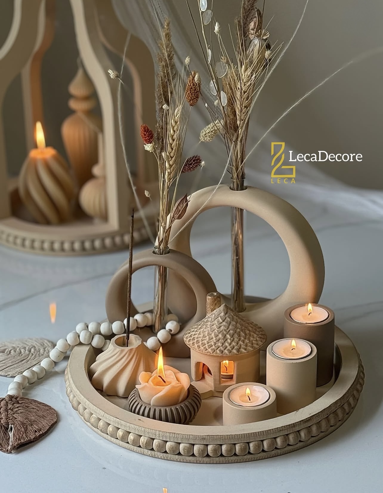 ست کامل /LECA/ بِژ غروب/ S49